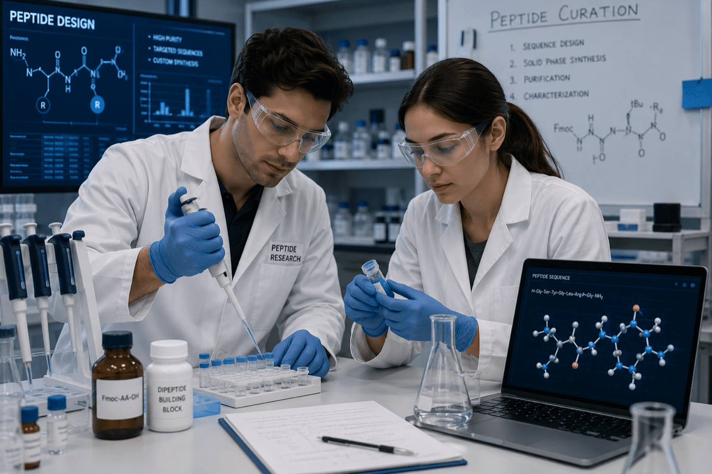 NovaPep Labs peptide research and quality control